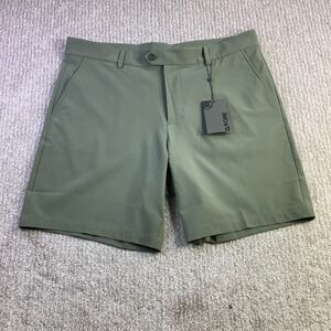 G/FORE Mens Isle Maverick Golf Shorts Size 38 Green Lightweight Stretch NWT